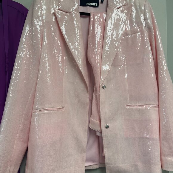 ROTATE BIRGER CHRISTENSEN Sequined Blazer & Pant - Picture 5 of 5
